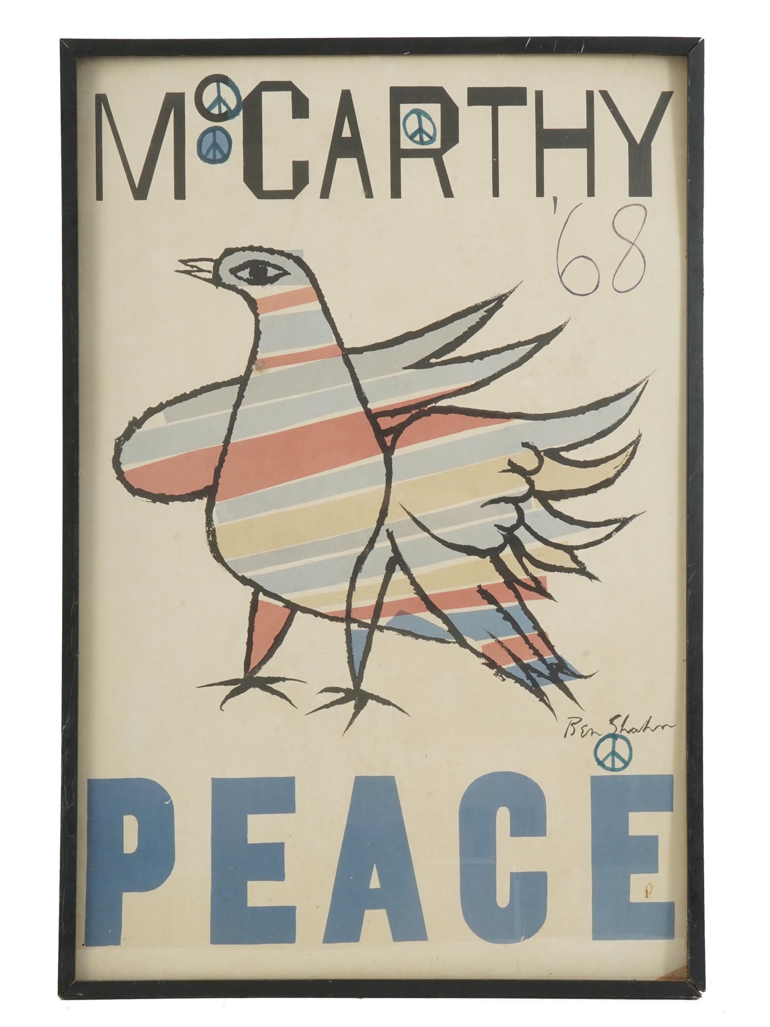 AMERICAN MCCARTHY LITHOGRAPH POSTER BY BEN SHAHN PIC-0